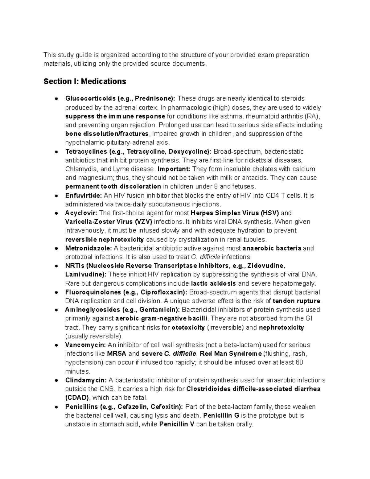 PHN 101 WEEK 2 Final Exam Study Guide on Medications and Concepts - Studocu