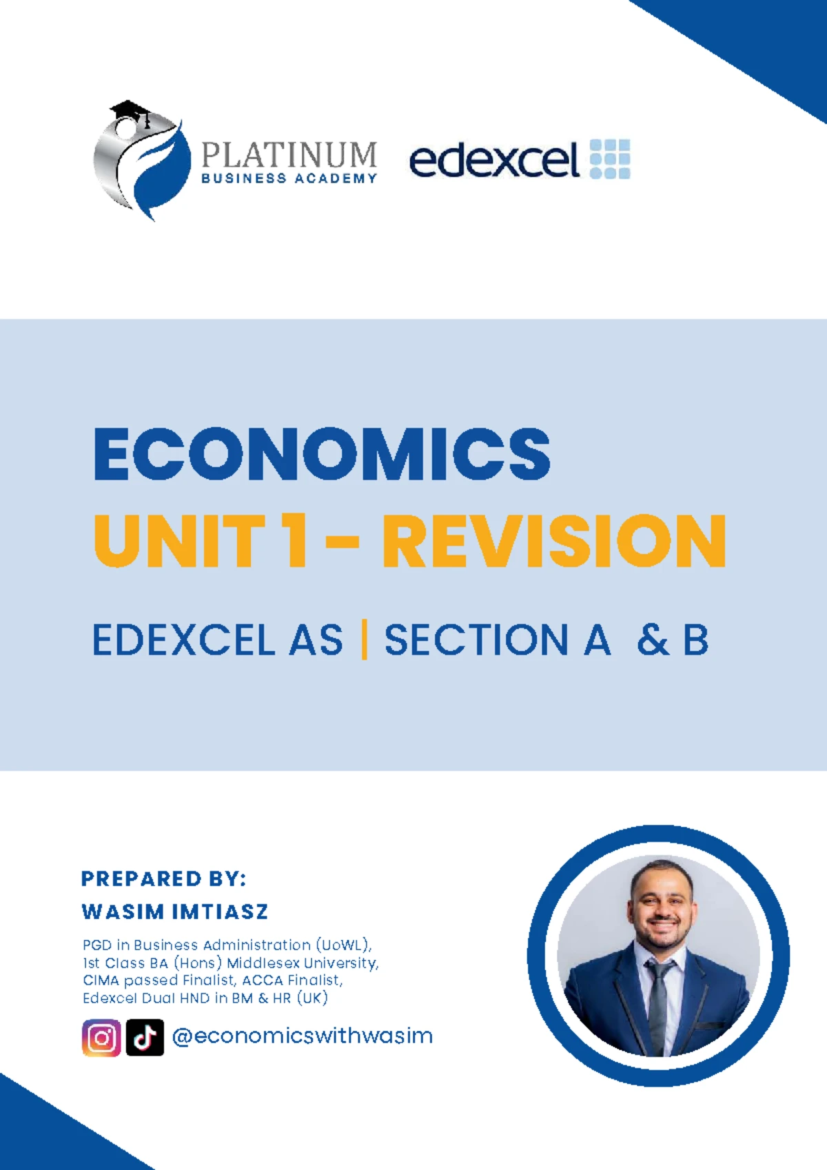 ECON EDX AS UNIT 2 REVISION - Comprehensive Study Notes on Economics ...