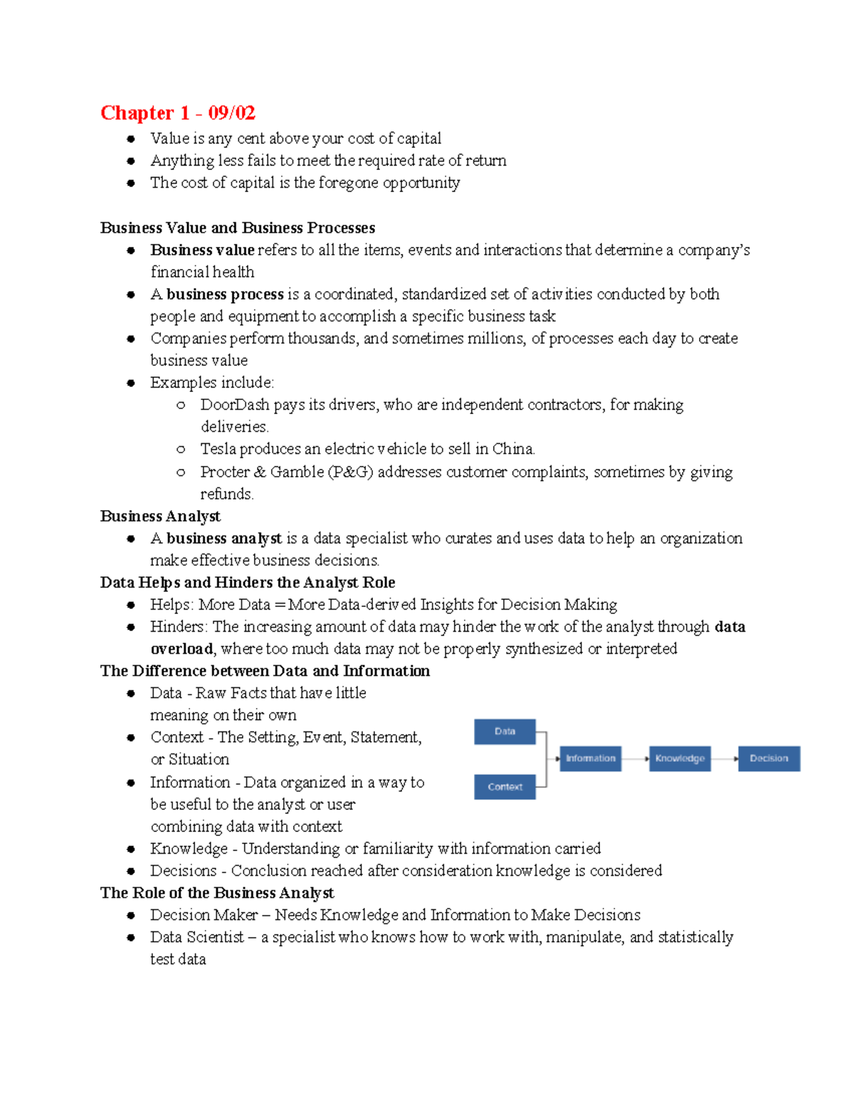 Business Analytics Overview: Key Concepts and Techniques (BUS 312 ...