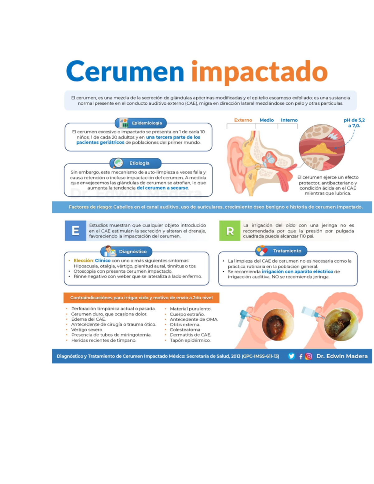 Diagnóstico y Tratamiento de Cerumen Impactado - sderef - Studocu