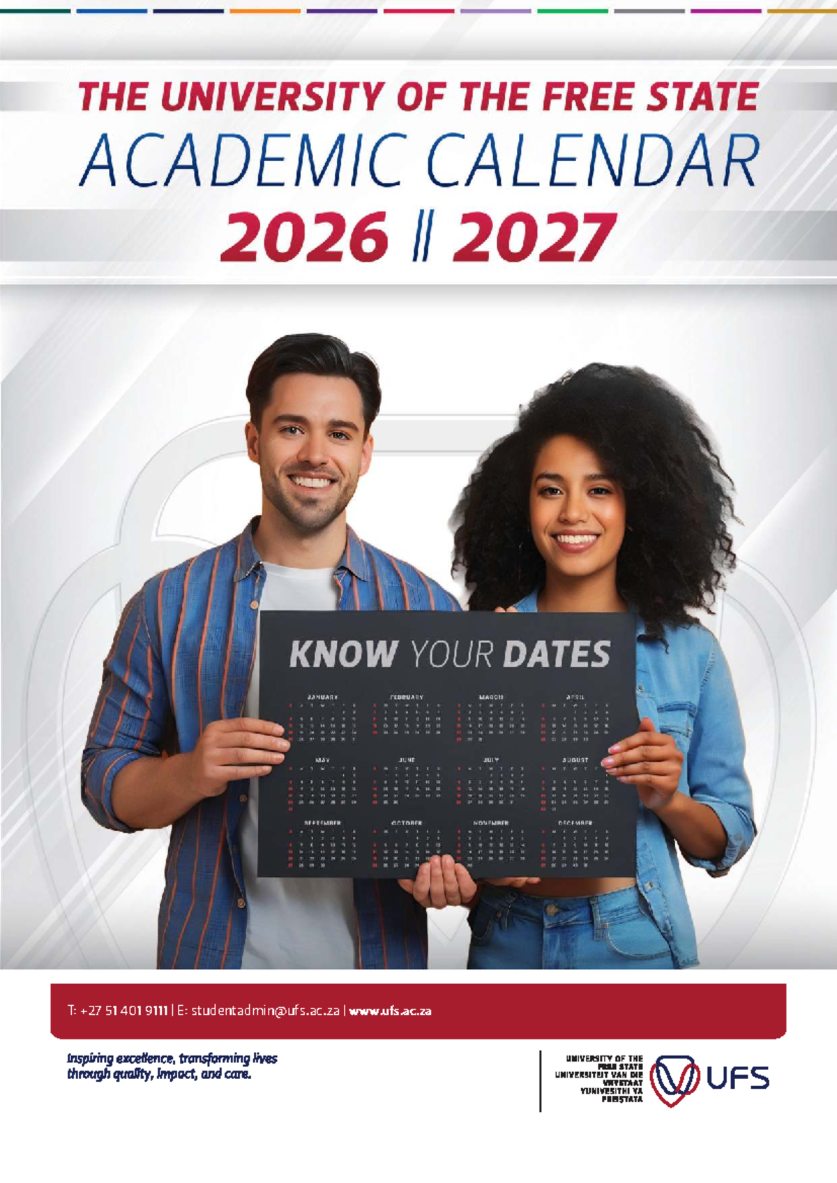UFS Academic Calendar 2026-2027: Key Dates & Deadlines - Studocu