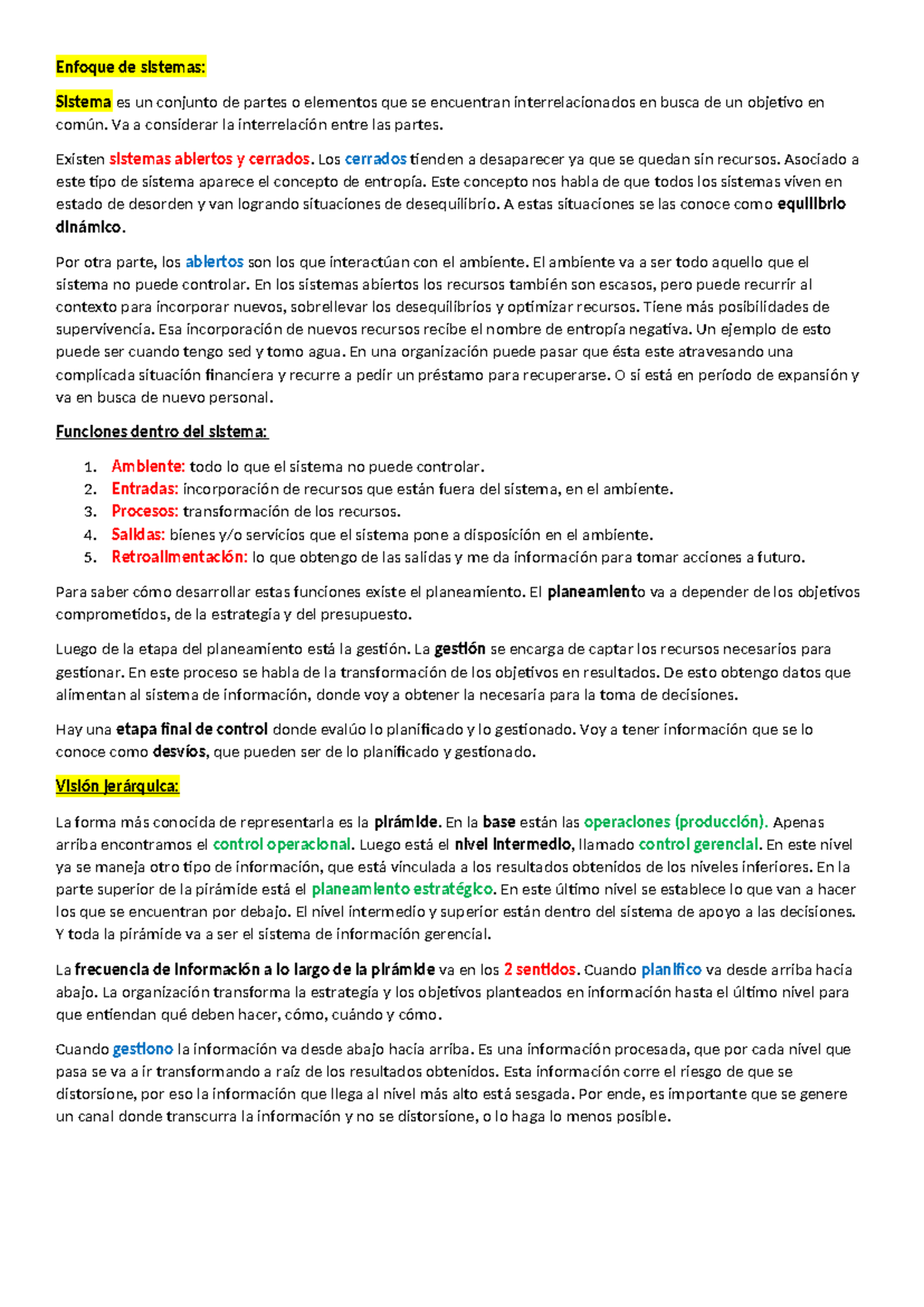 Resumen sistemas administrativos - Intensivo Invierno (Curso XXXX) - Document Preview