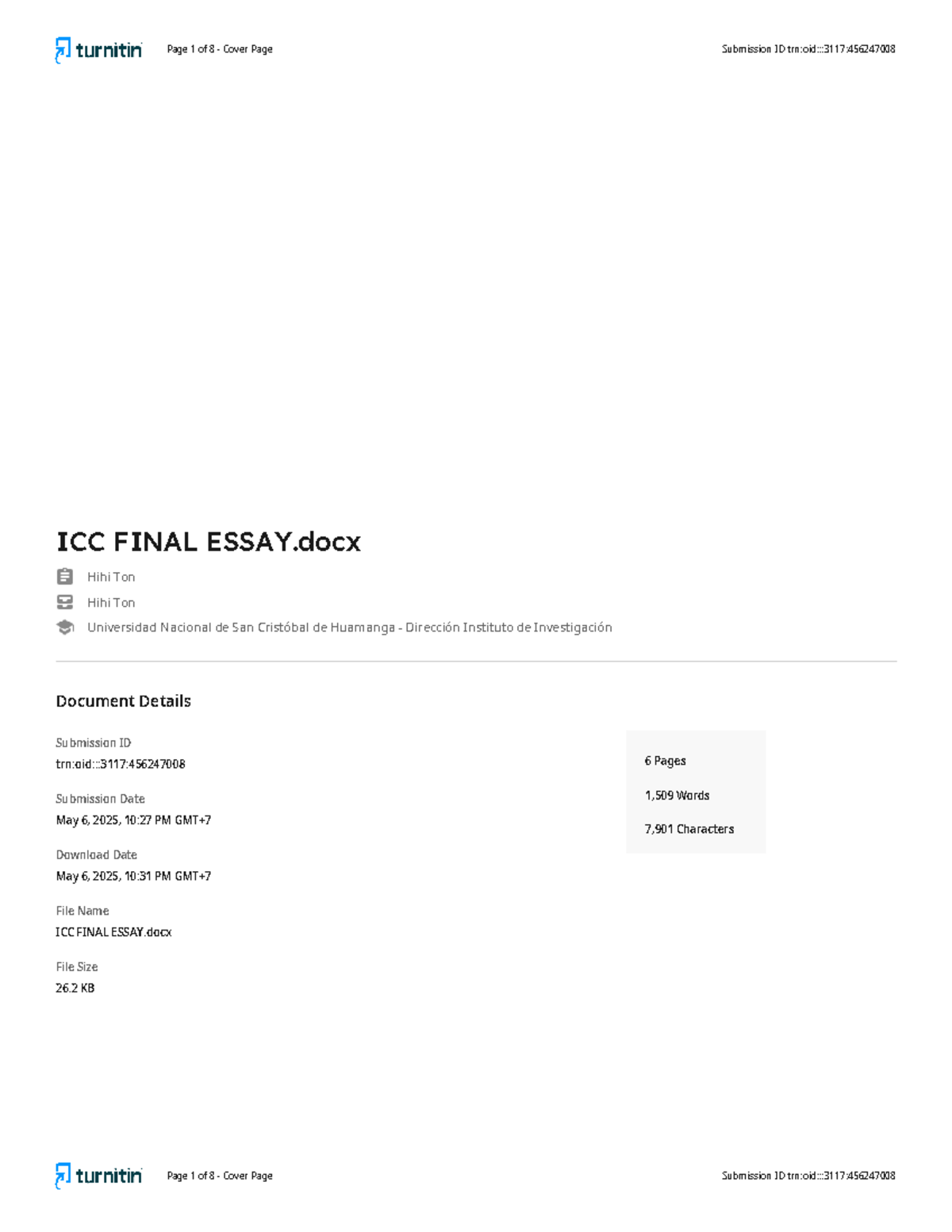 ICC Final Essay: Exploring Personal Identity and Intercultural ...
