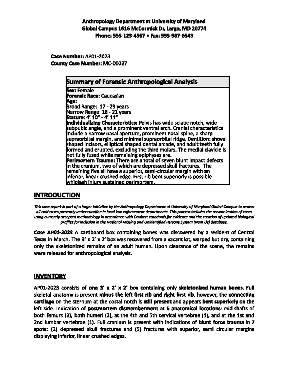 ANTH 351 - An In-Depth Final Case Study Analysis - Studocu
