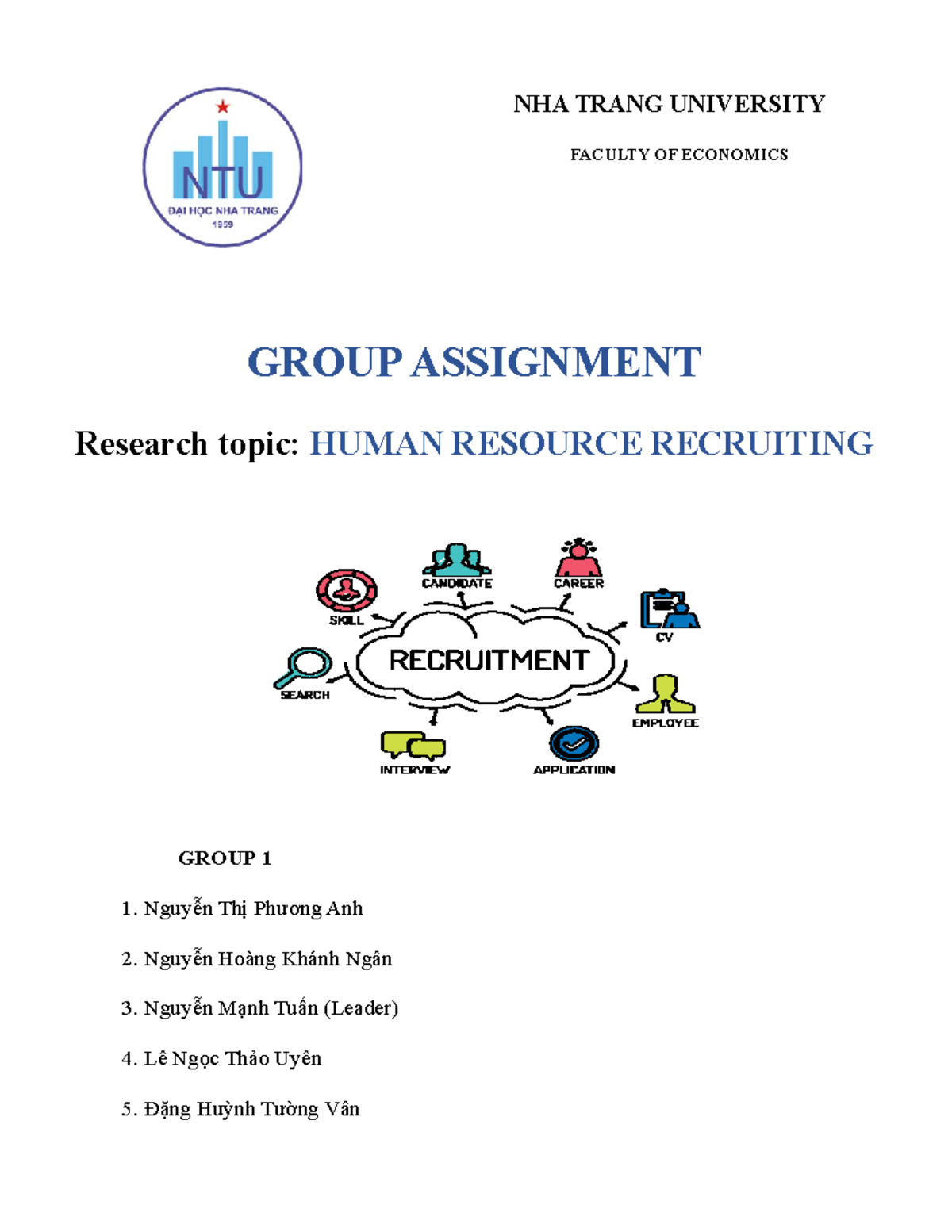 Group-assignment - please don't access - NHA TRANG UNIVERSITY FACULTY ...