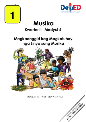Lesson Plan for Grade 1 - 1 Musika Kwarter I - Modyul 2: Pag-angot sang ...