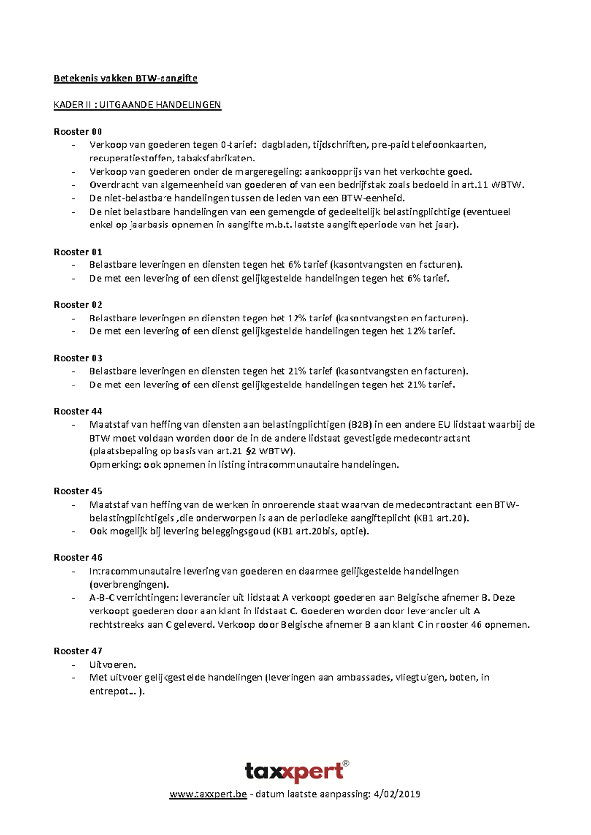 BTW CODES EN BTW VAKKEN AANKOOPFACTUREN visual data 5