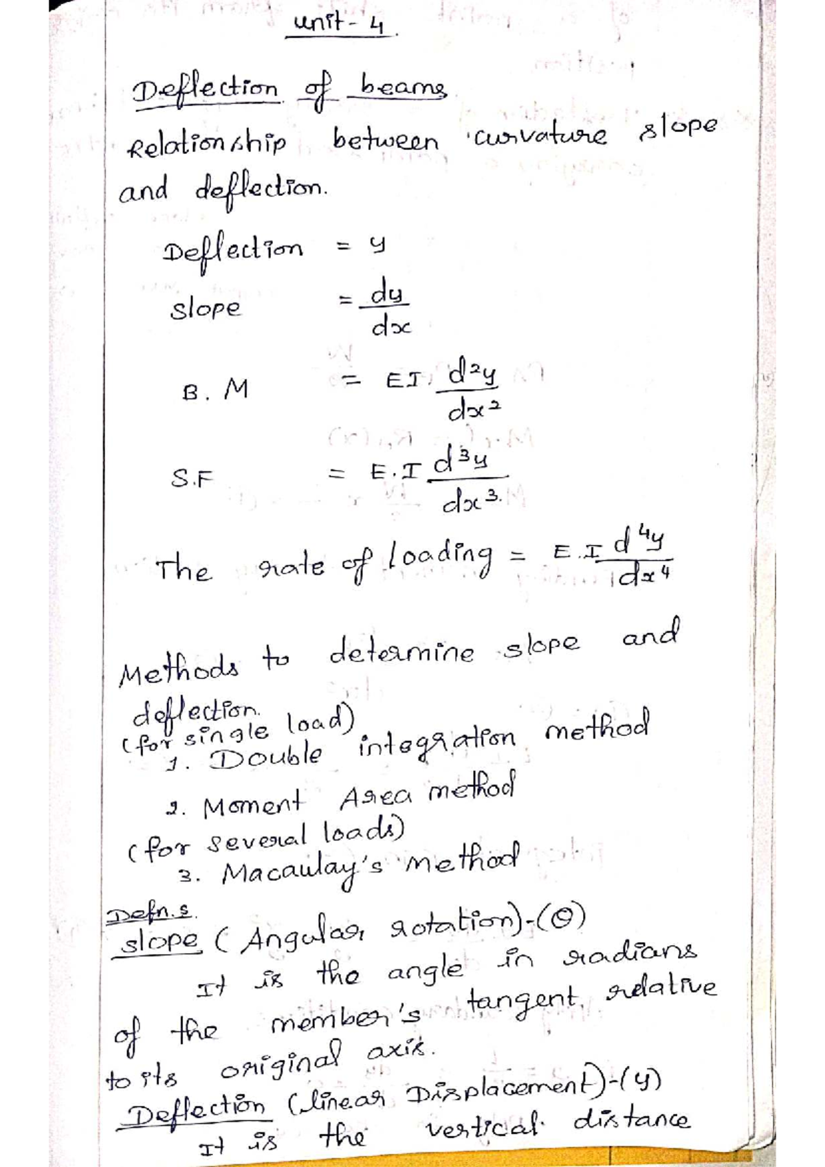 Deflection of Beams: Curvature, Slope, and Load Analysis (ENG 101 ...