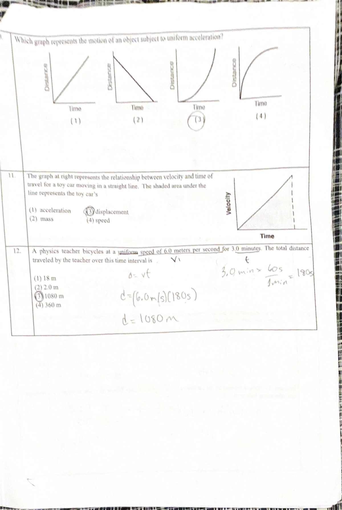 Physics REVIEW Unit 1: Linear Motion Study Guide - Studocu