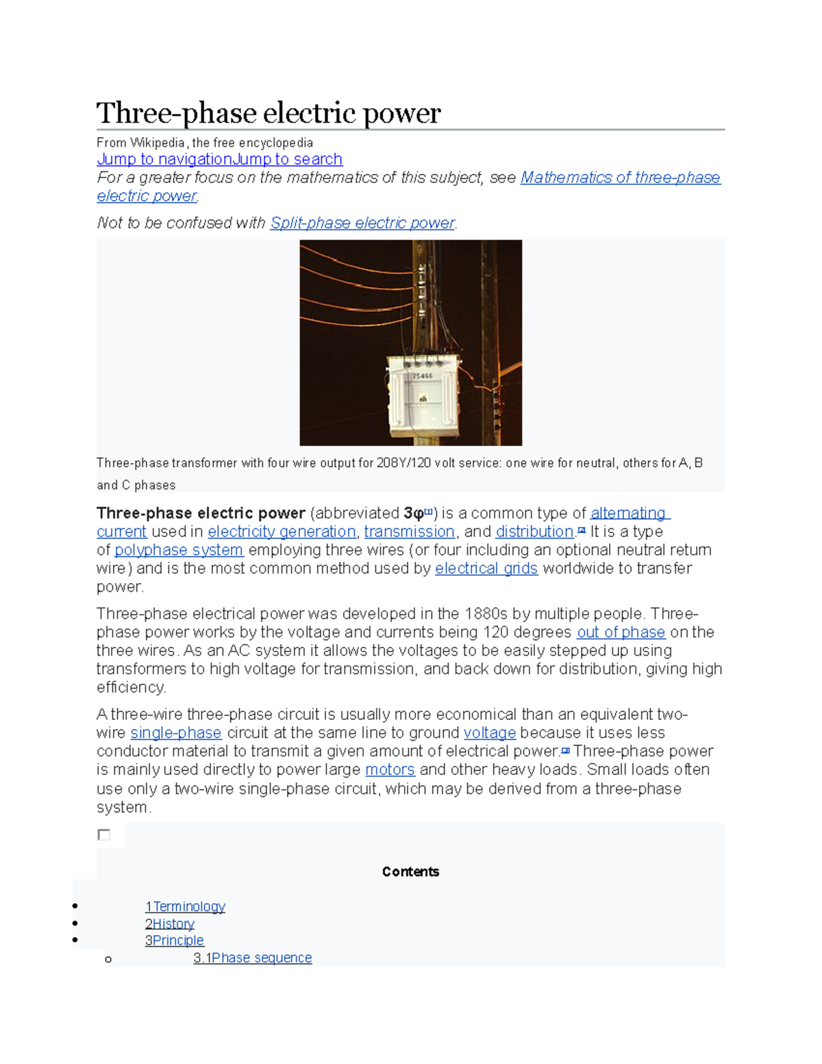408 - Lecture Notes on Three-Phase Electric Power Concepts - Studocu