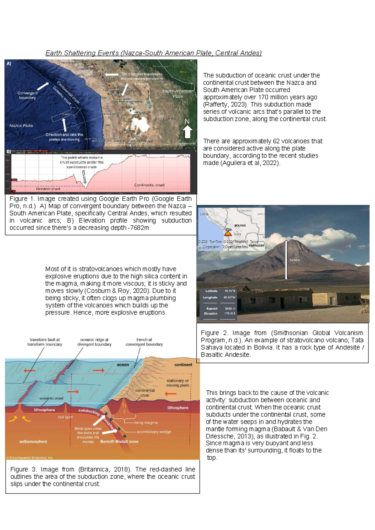 Earth Shattering Events Report: Nazca & South American Plates - Studocu