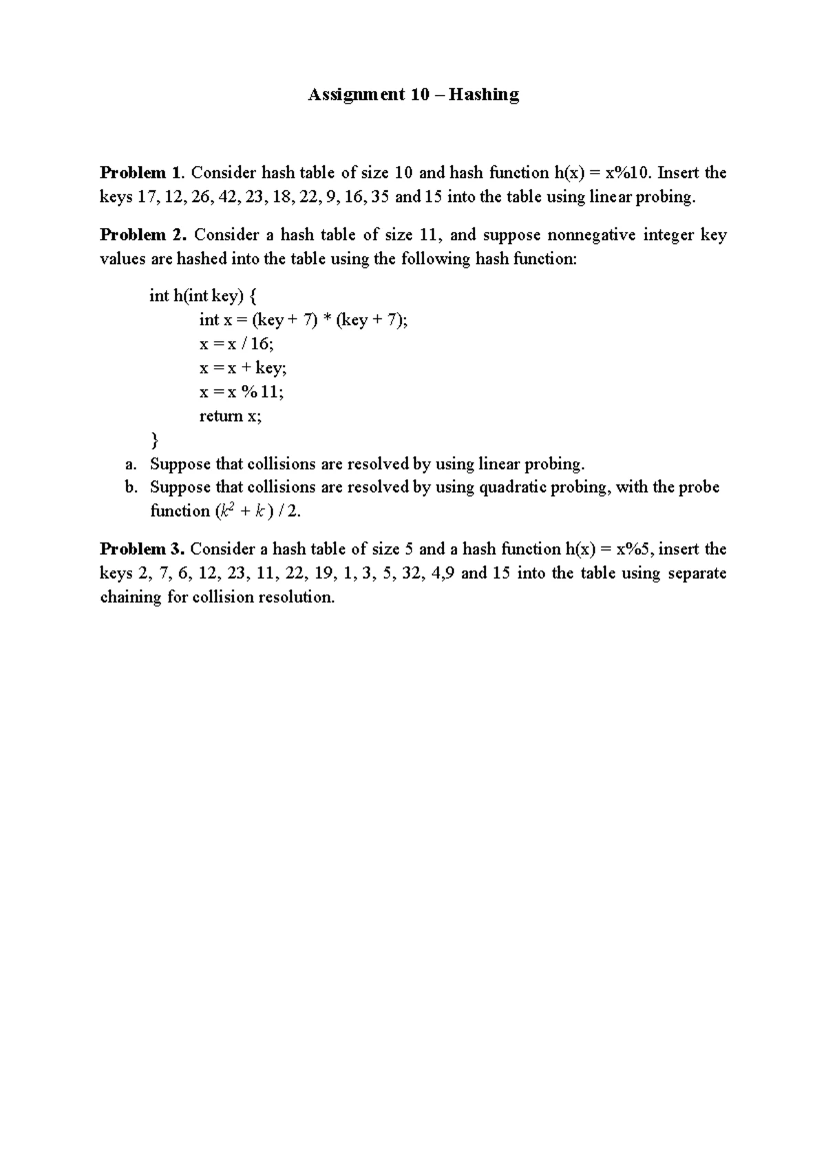 Assignment - Lab - Assignment 4 – Stacks Problem 1. Write a program to ...