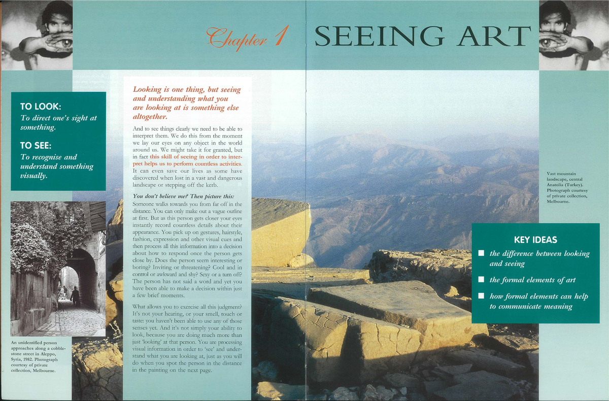 AHIS10001: Understanding Art and Visual Culture Insights - Studocu