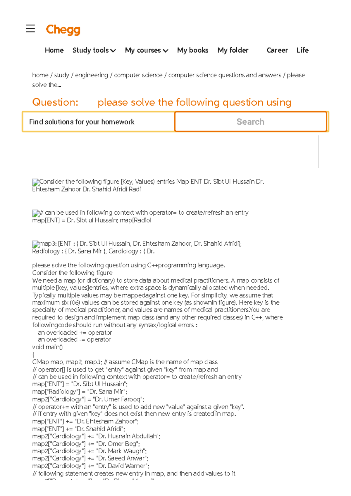 Please Solve The Following Question Using C++progr... Chegg - home ...