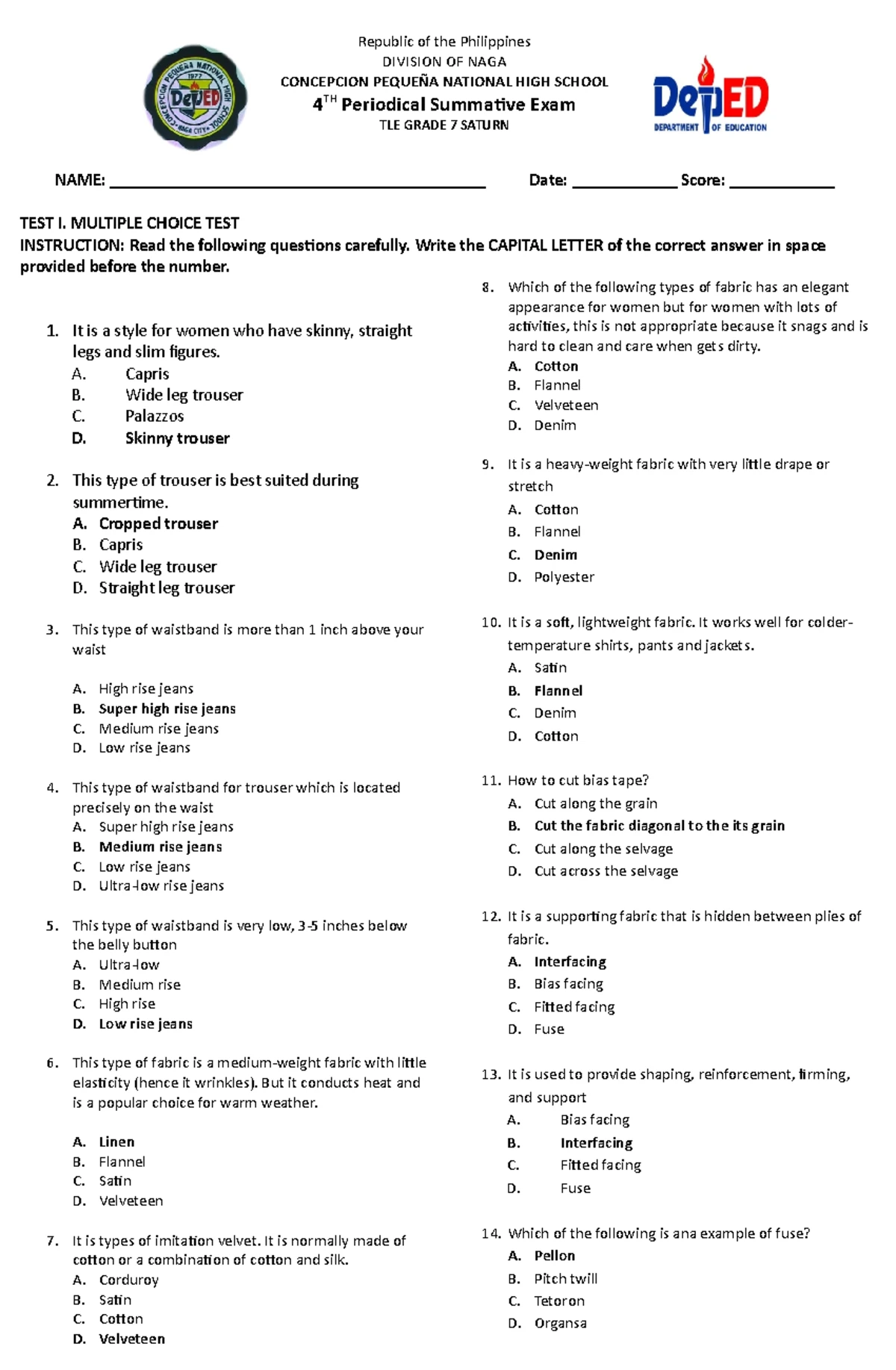Numerical Ability - Civil service exam - BASIC OPERATIONS What is the ...