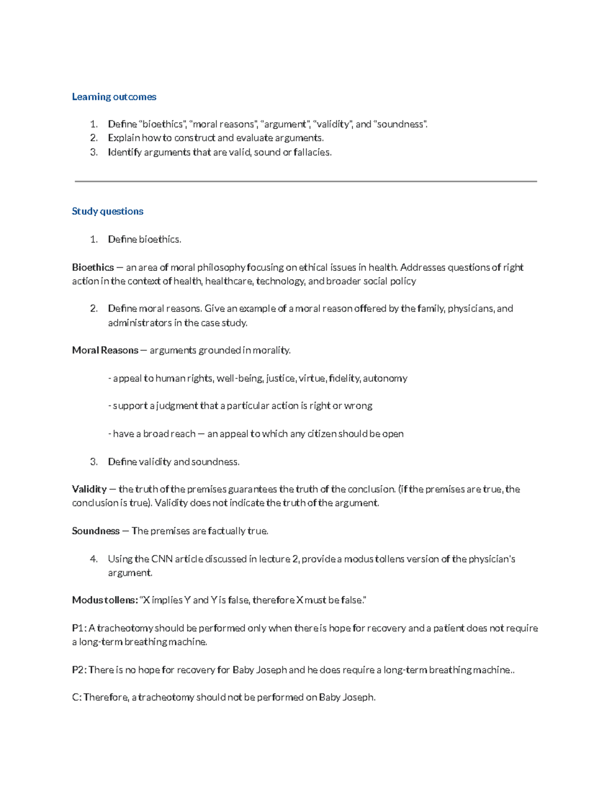 Philosop 2715F Final Exam: Constructing and Evaluating Arguments in ...