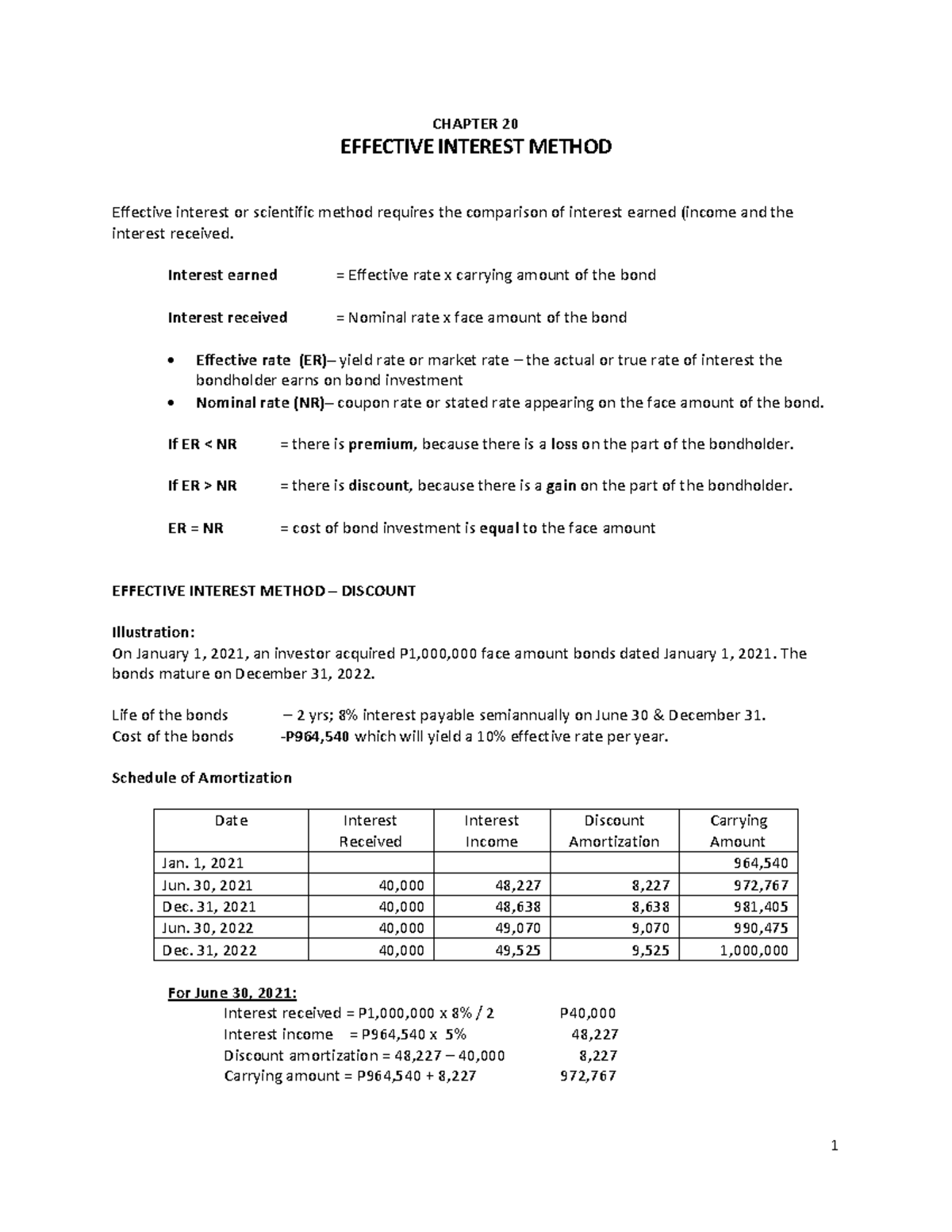 Effective Interest Method: Understanding Premiums and Discounts in ...