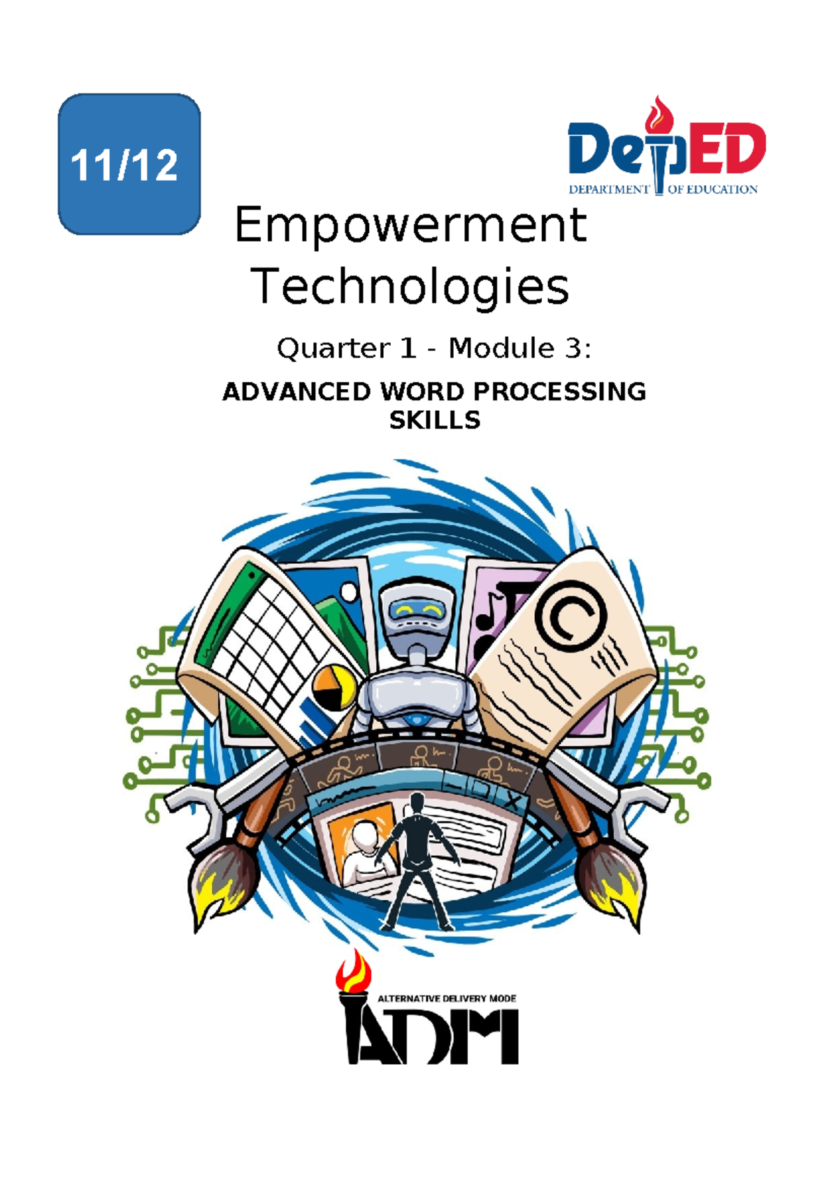 Quarter 1 Week 3 (Etech) - Advanced Word Processing Skills Guide - Studocu