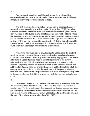 D629 Task 2 - Passed assessment! 2nd Grade - 1 A. Teachers are lifelong ...