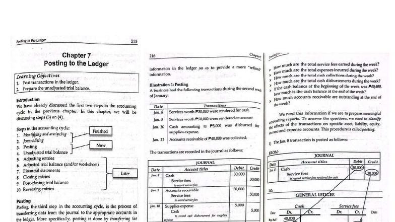 Compressed FAR 7^08 - Lecture on Posting to the Ledger - Studocu