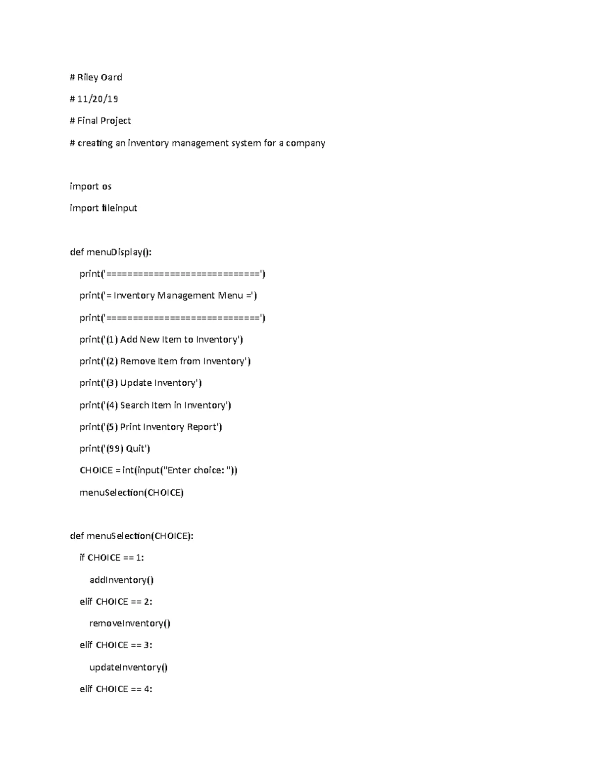 CST2355 - Database Systems Lab Assignment 3a - Spring 2024 Guide - Studocu