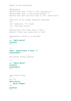 Day 3 Source Code - bs information tech - #Python supports the common ...