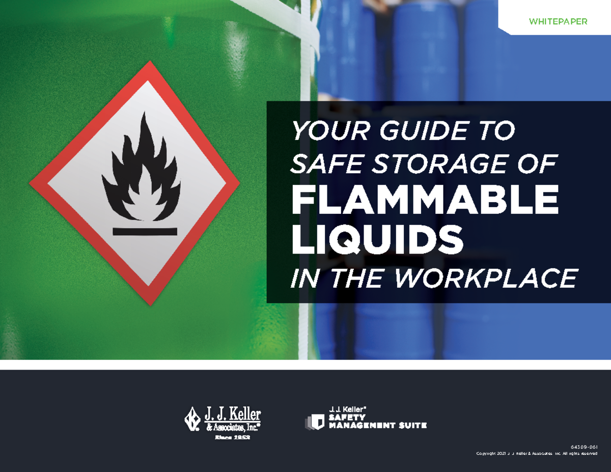 64309 SMS Safe Storage Guidelines for Flammable Liquids - Studocu