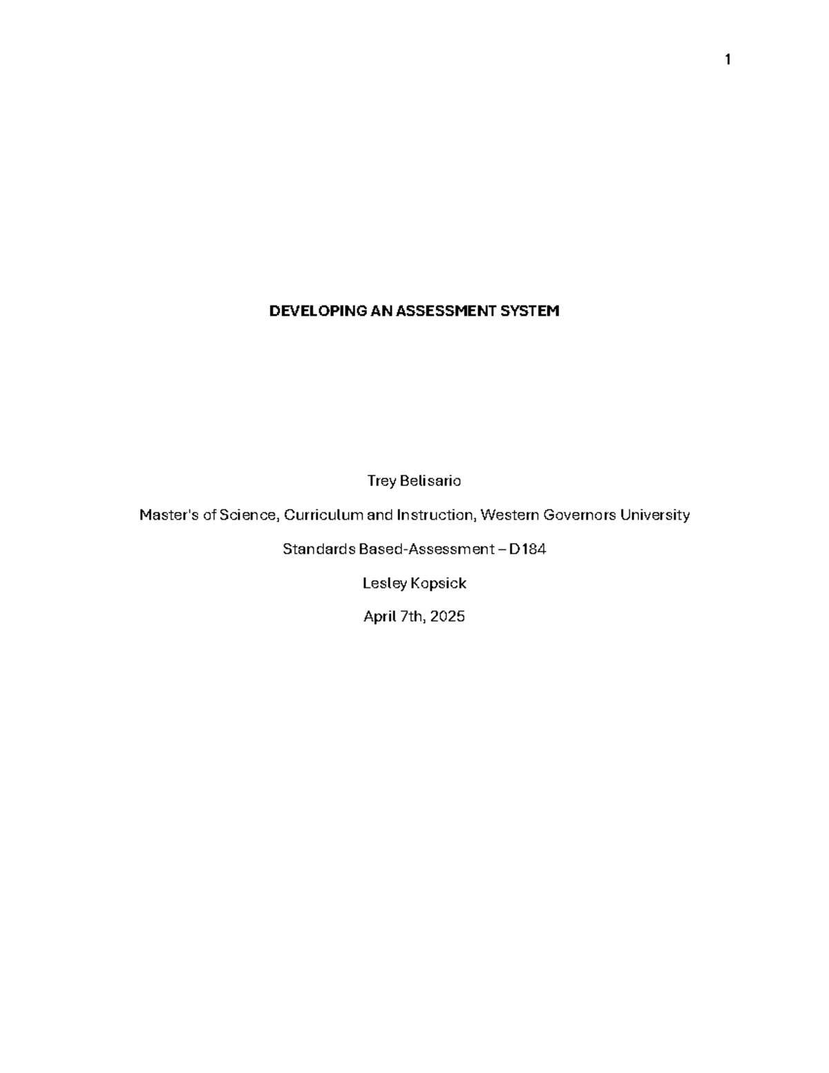 D631 Final Proposal - New Algebra I Curriculum Design Using UbD - Studocu