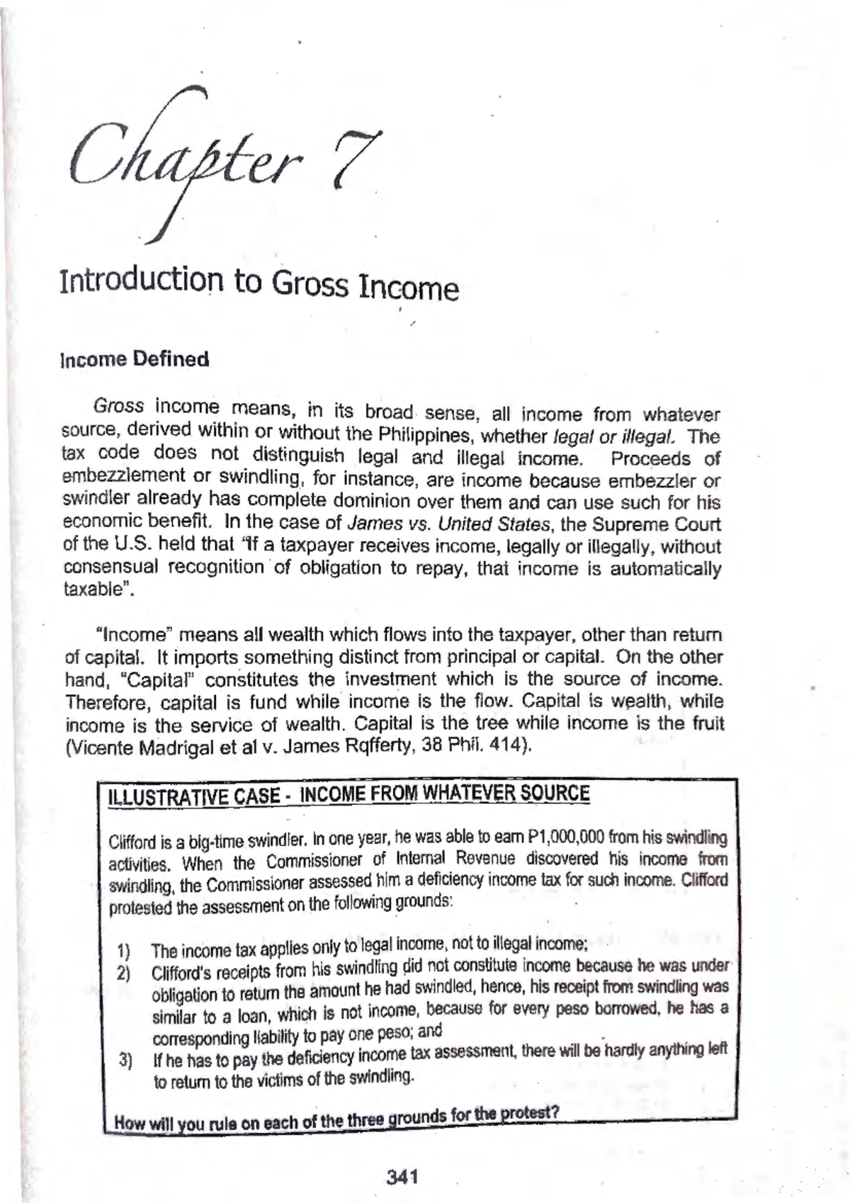Chapter 7 - Understanding Gross Income and Tax Implications - Studocu