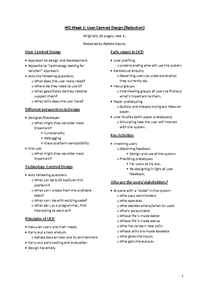 T02, User+Tasks Analysis - HCI, T2, User Analysis & Task Analysis BAIT ...