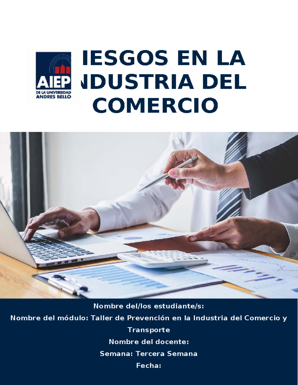 RIESGOS EN LA INDUSTRIA DEL COMERCIO - IRI601 - Taller Semana 3 - Studocu