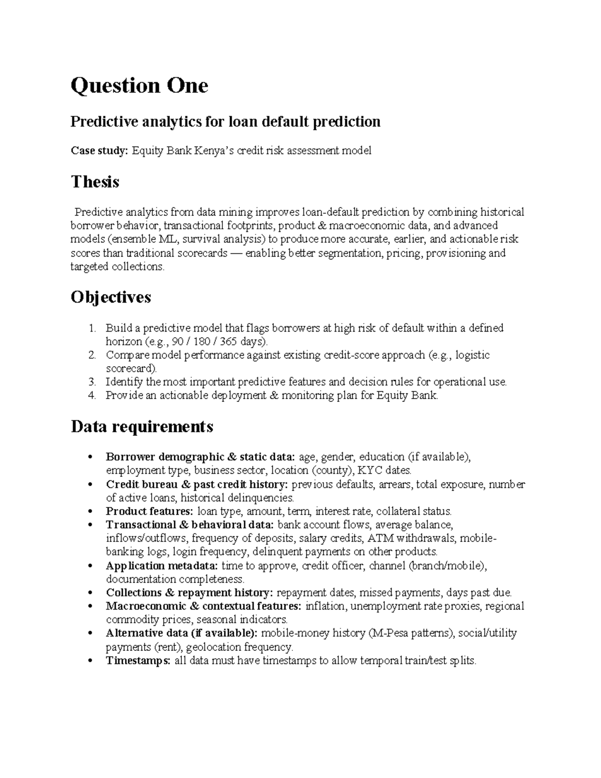 DATA Mining Assignment: Predictive Analytics & Supply Chain Case ...