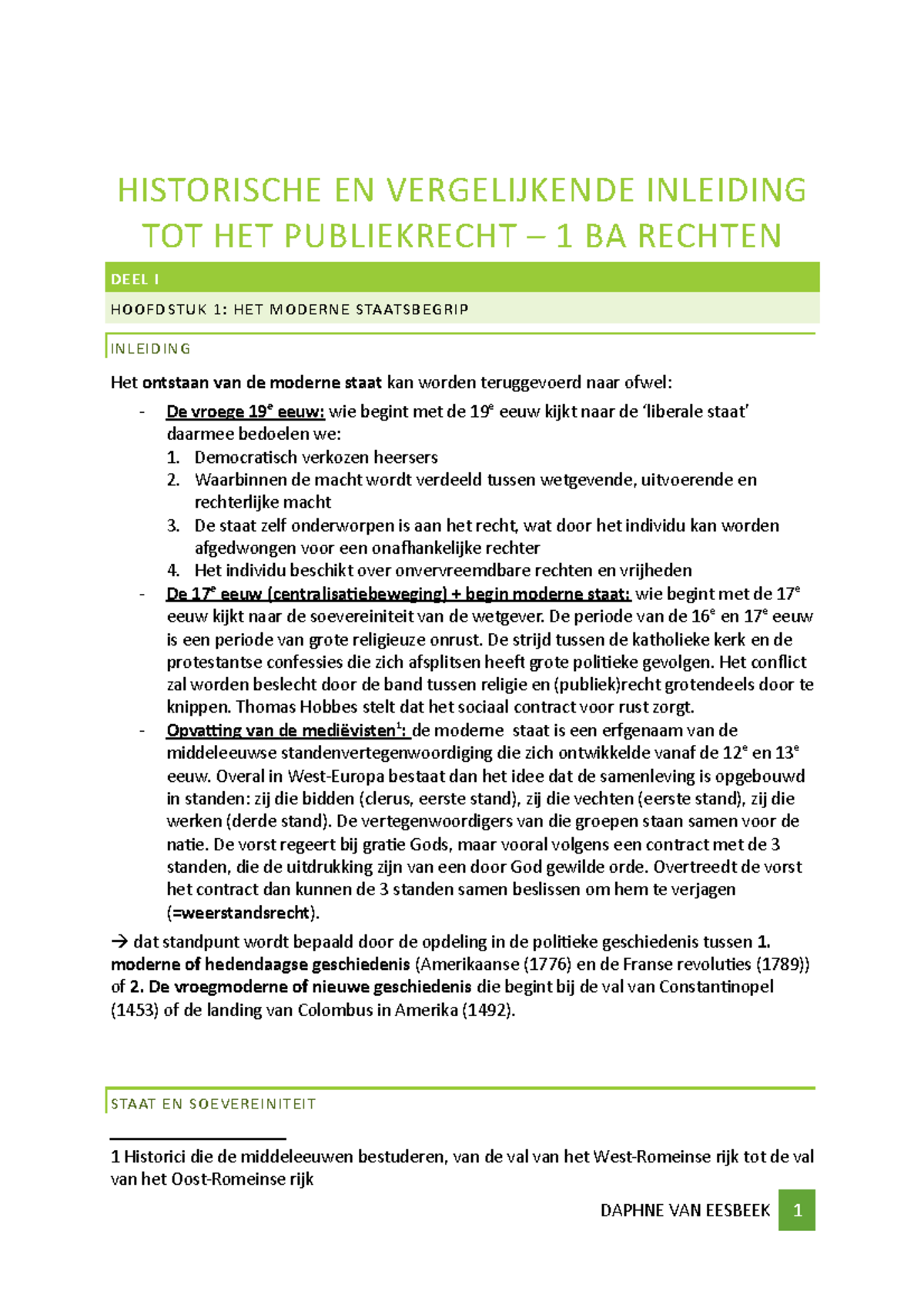Publiekrecht definitief - HISTORISCHE EN VERGELIJKENDE INLEIDING TOT ...