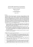 ECON2300 - UQ - Introductory Econometrics - Studocu