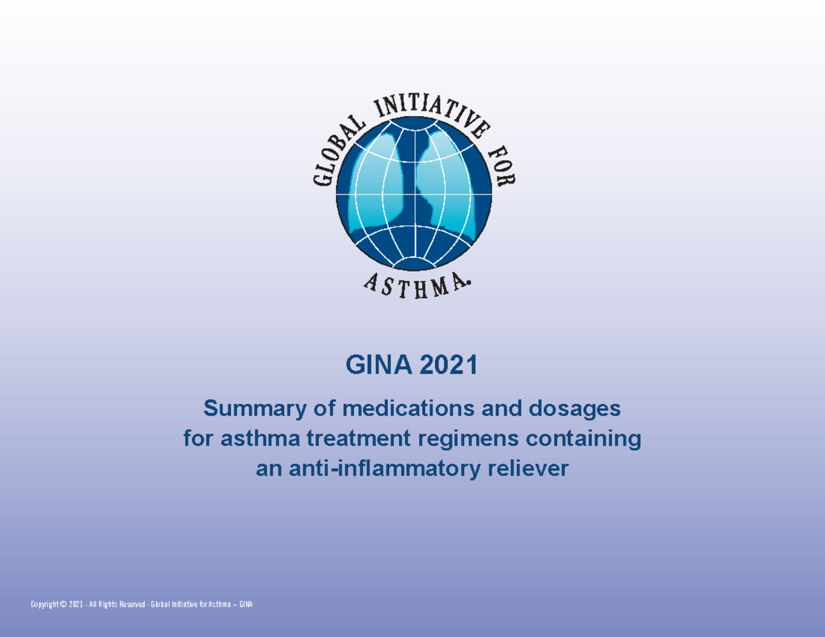 Inline supplementary material 2 - GINA 2021 Summary of medications and ...