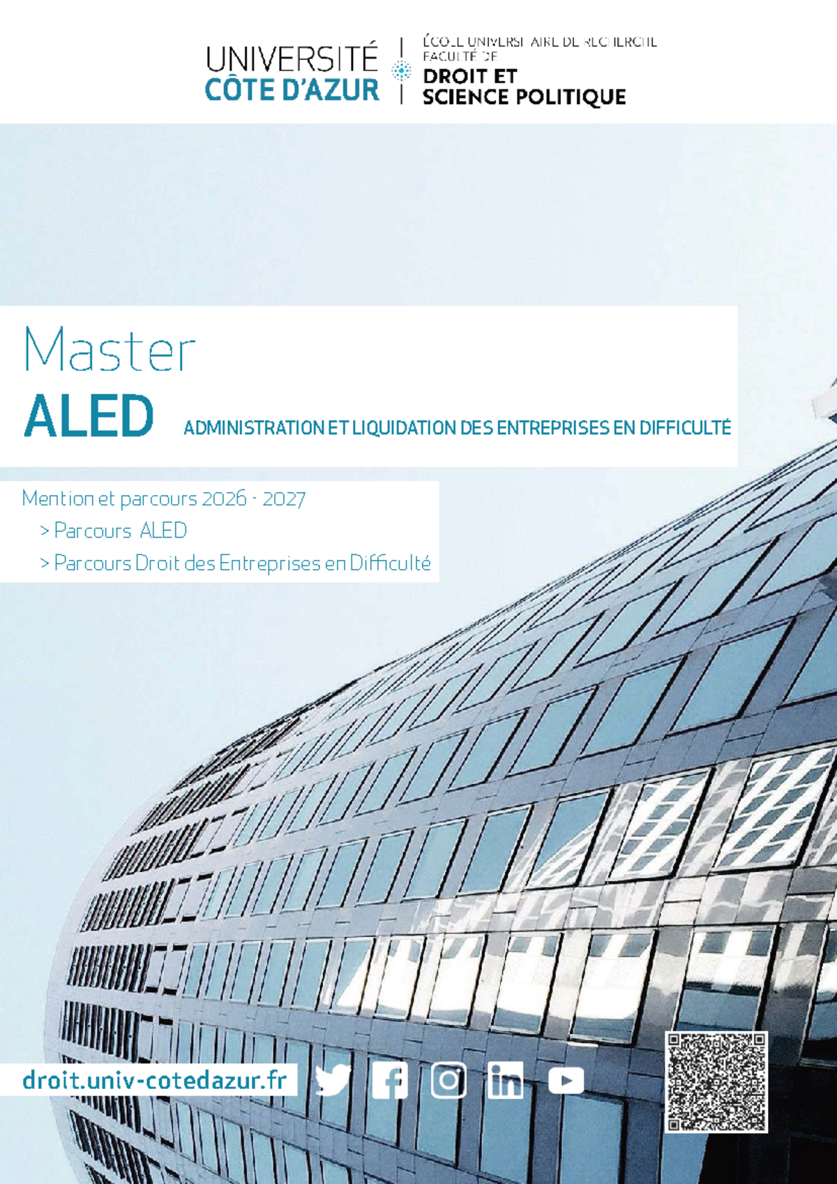 Master ALED 2026-2027: Administration et Liquidation des Entreprises en ...