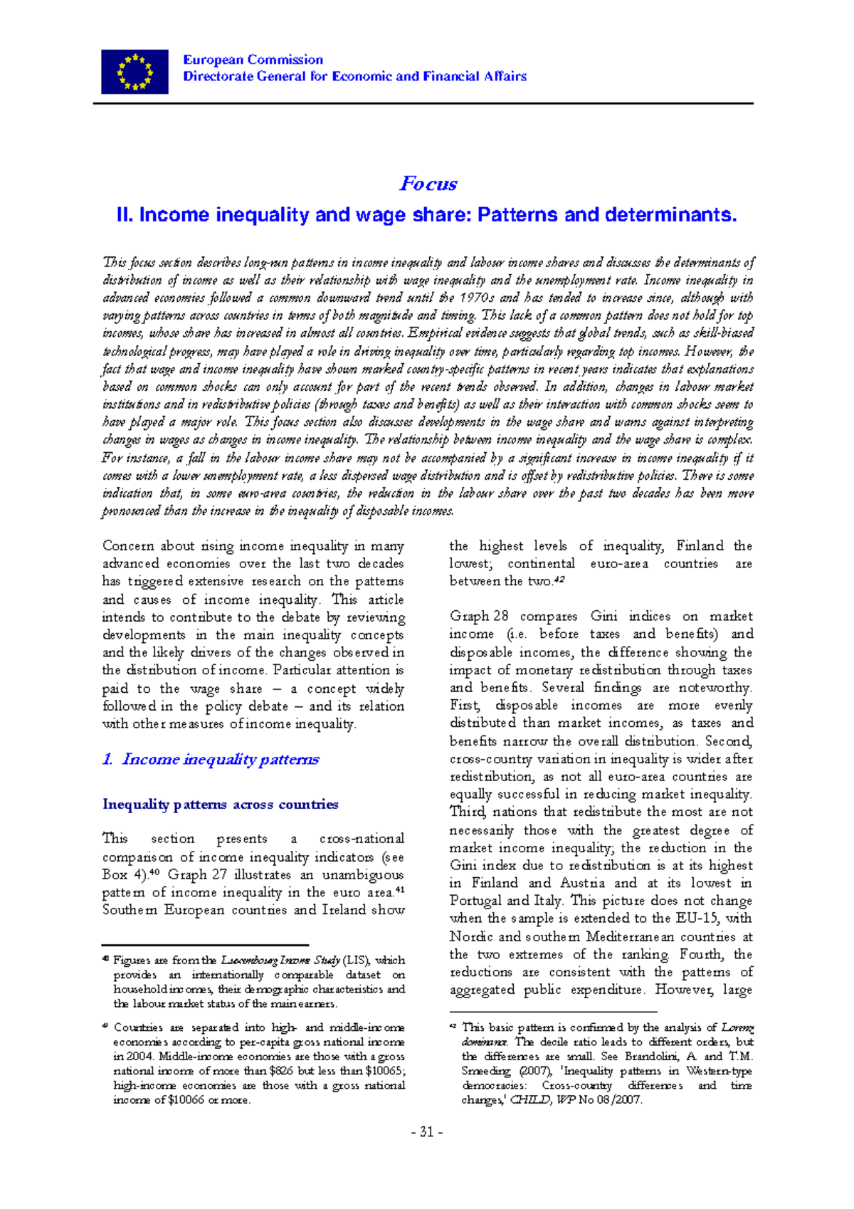 Income Inequality and Wage Share: Patterns & Determinants Analysis ...
