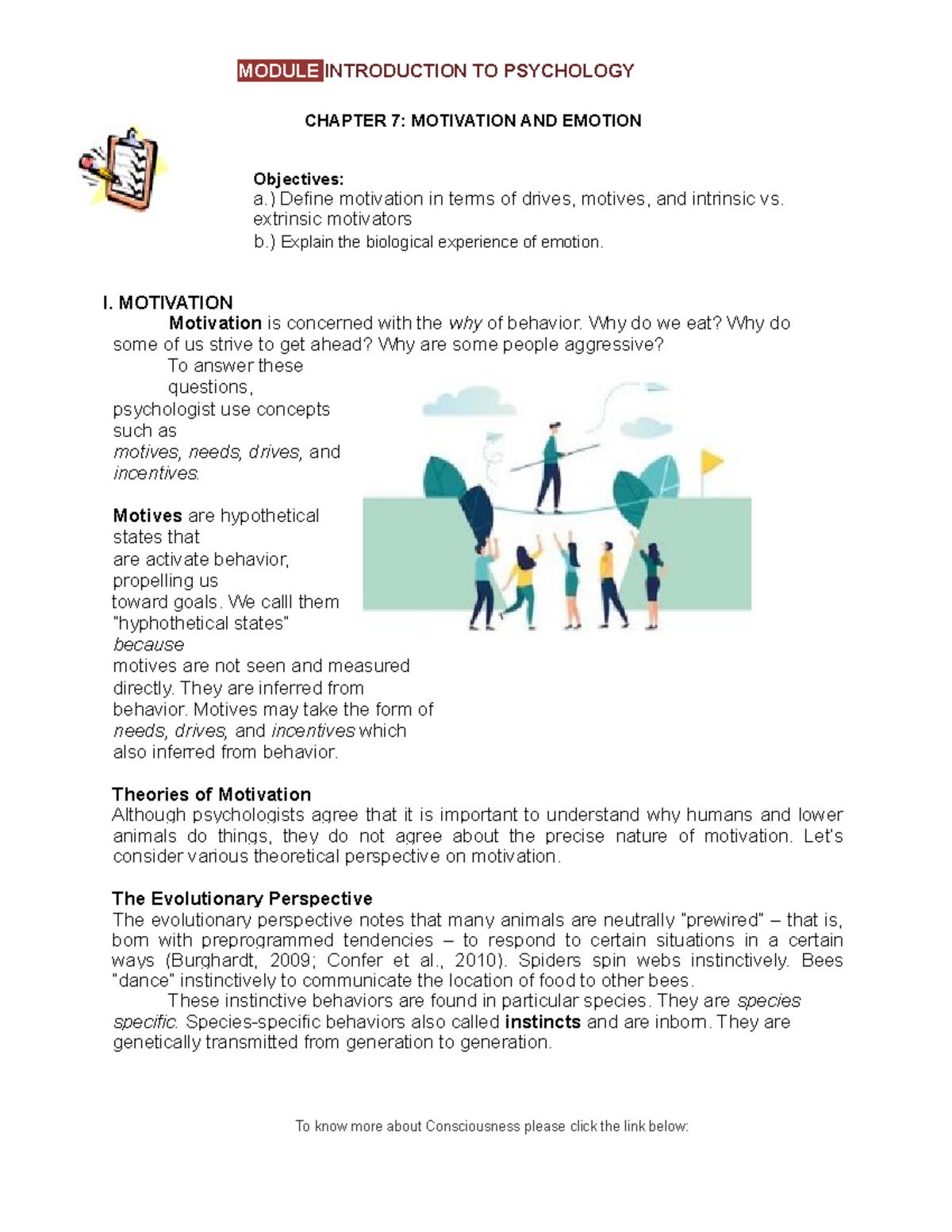 Chapter 7: Understanding Motivation and Emotion in Psychology 