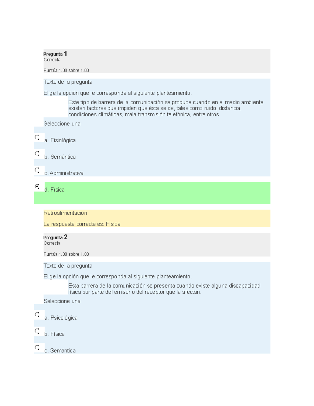 Examen 1 segunda parte - taller de comunicacion efectiva - UVEG - Studocu