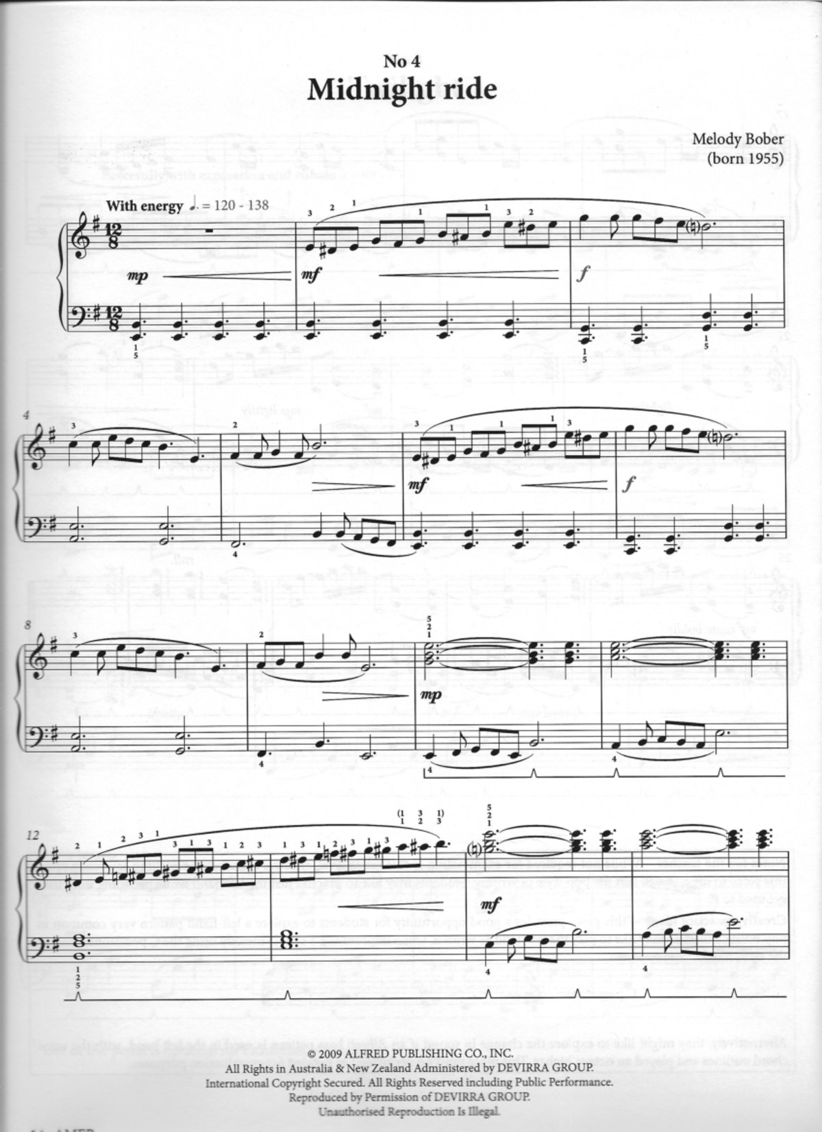 Midnight Ride Melody Composition Analysis and Notation - Studocu