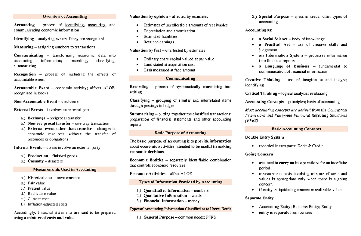 CFAS - Comprehensive Review of Accounting Principles and Practices ...