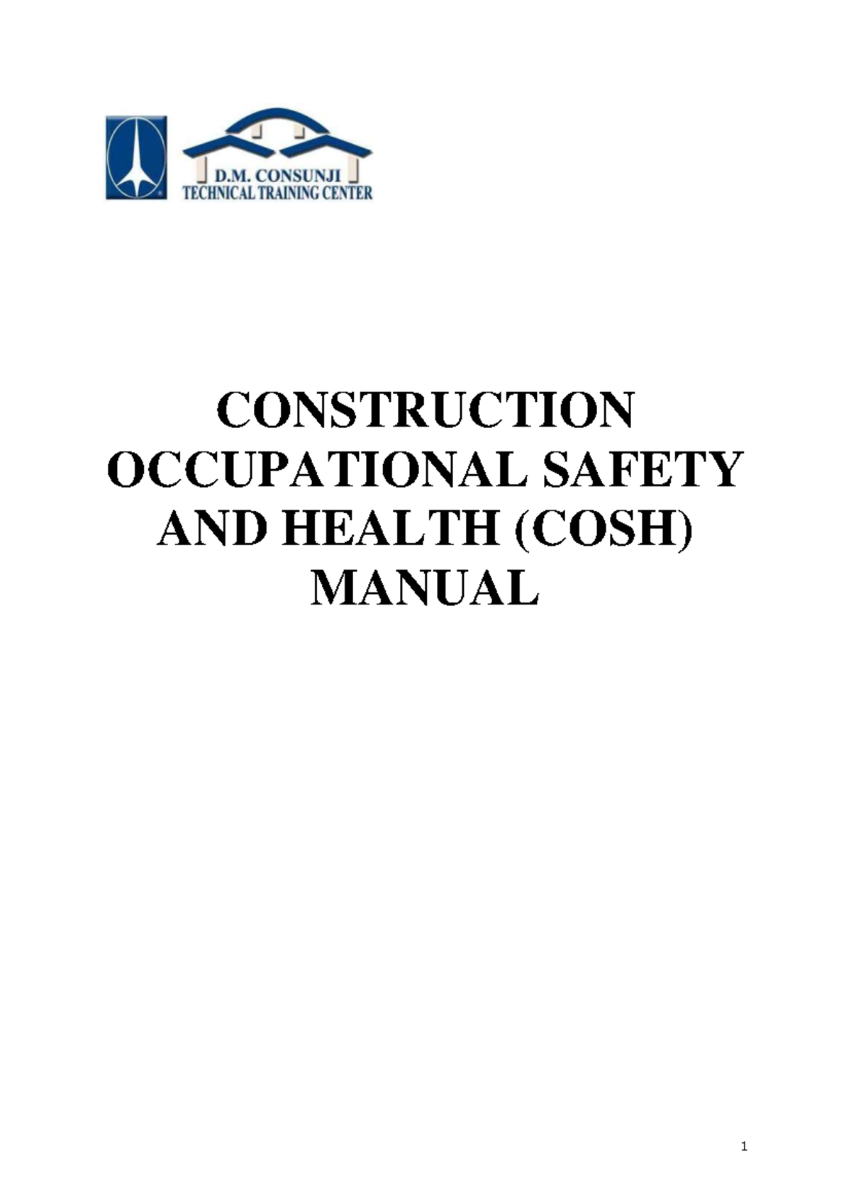 COSH 1: Comprehensive Guide to Construction Safety & Health - Studocu
