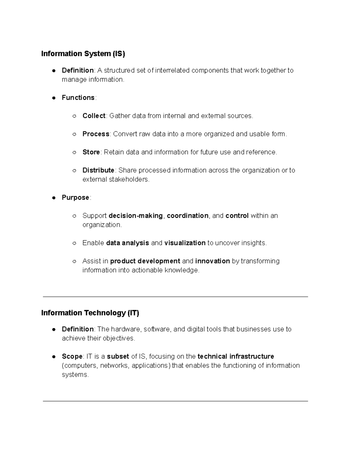 ITM 102 - Chapter 1: Understanding Information Systems and IT - Studocu