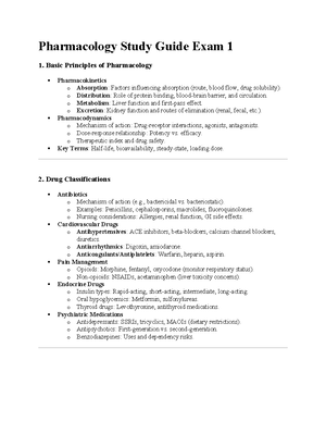 Pharmacology 101: Comprehensive Overview of Key Terms & Concepts - Studocu