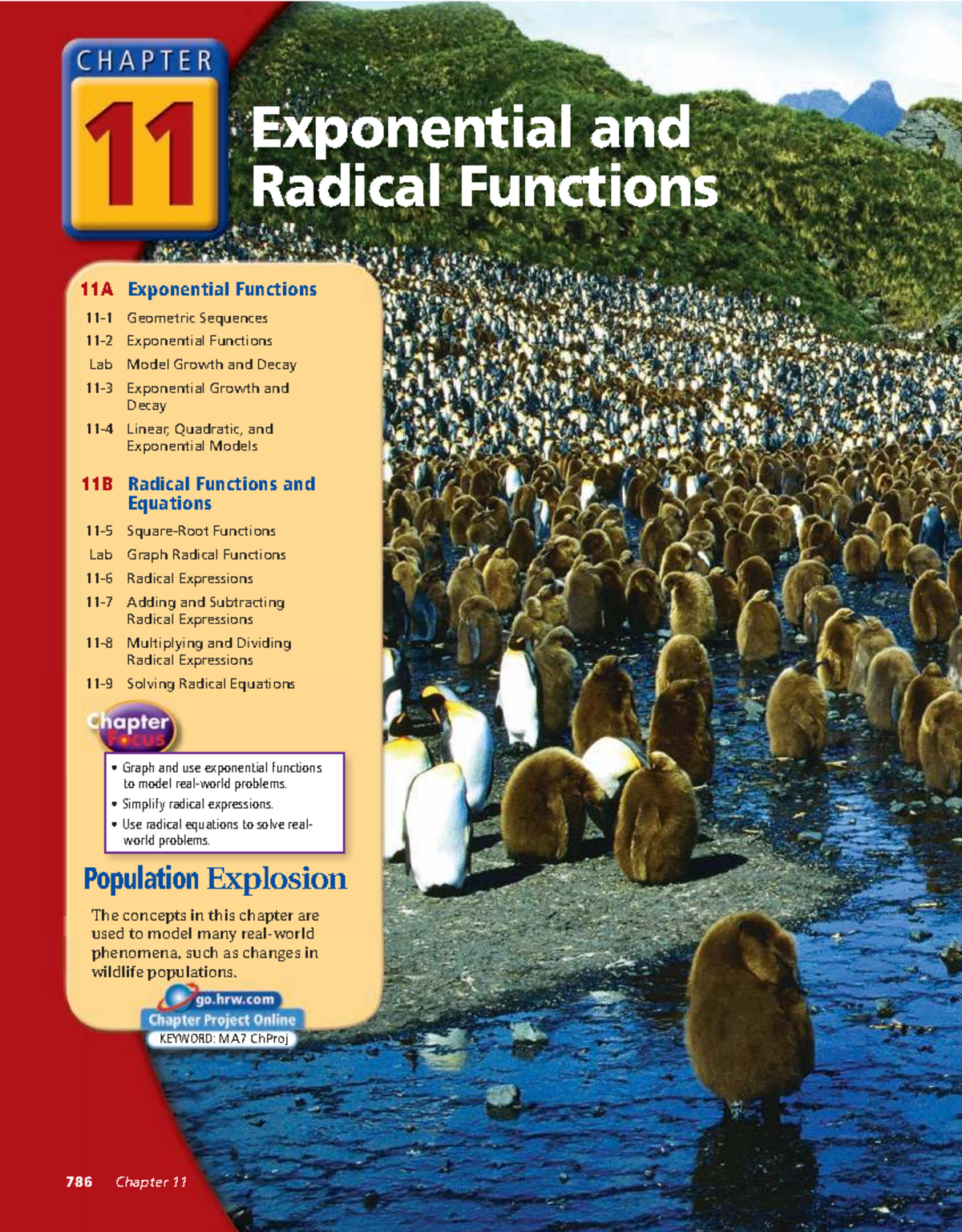 Exponential and Radical Functions: MA7 Chapter 11 Study Guide - Studocu