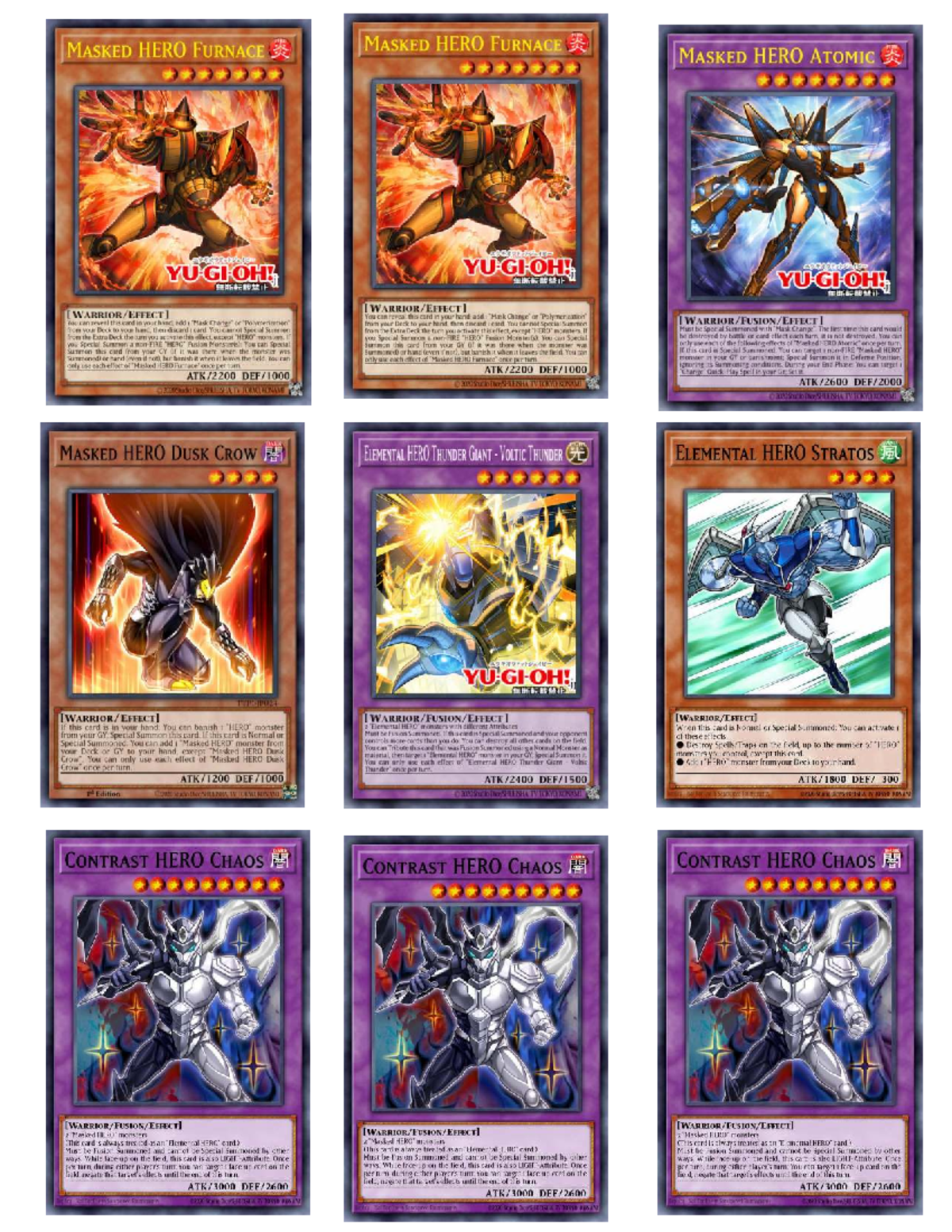 Masked Hero Card Effects and Strategies (Course Code: 5) - Studocu