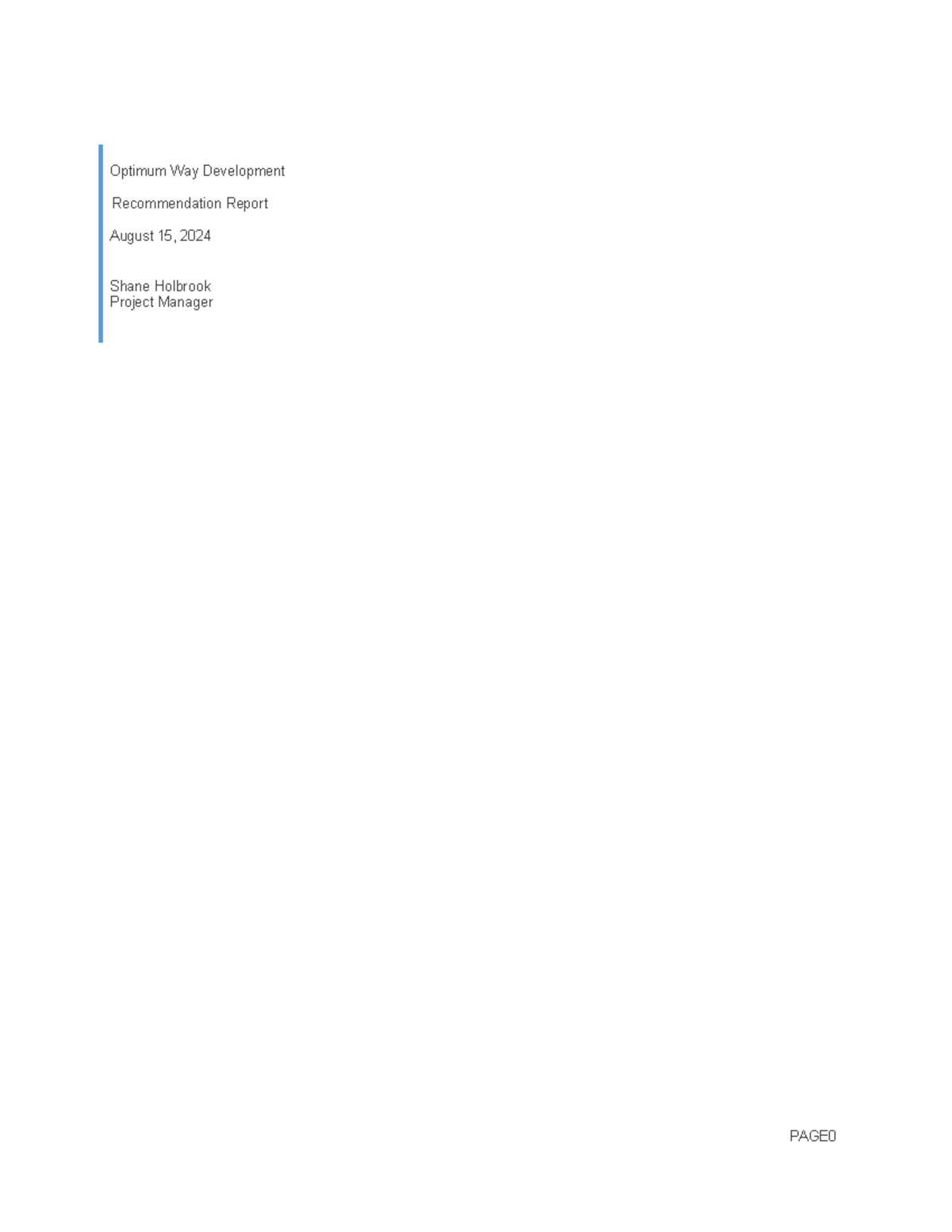 Project 2 - Recommendation Report on 1Latte Development Strategies ...