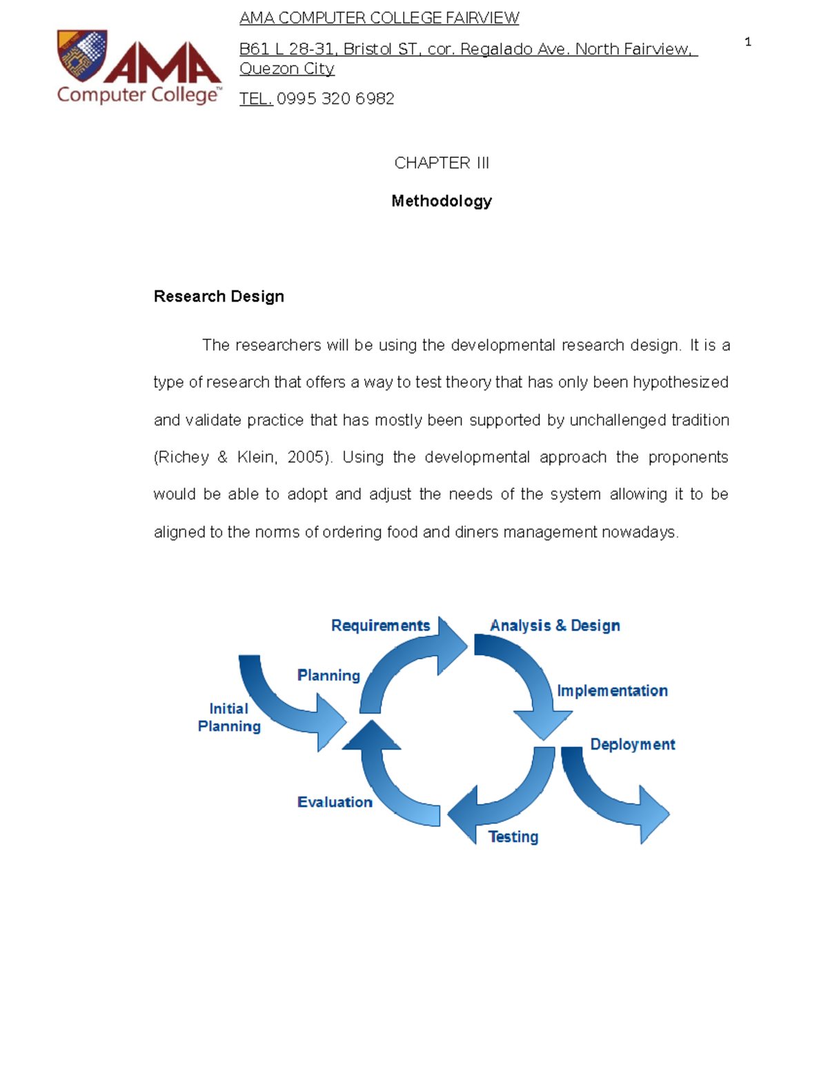 Chapter 3 - Methodology Overview - Capstone Finals - Studocu