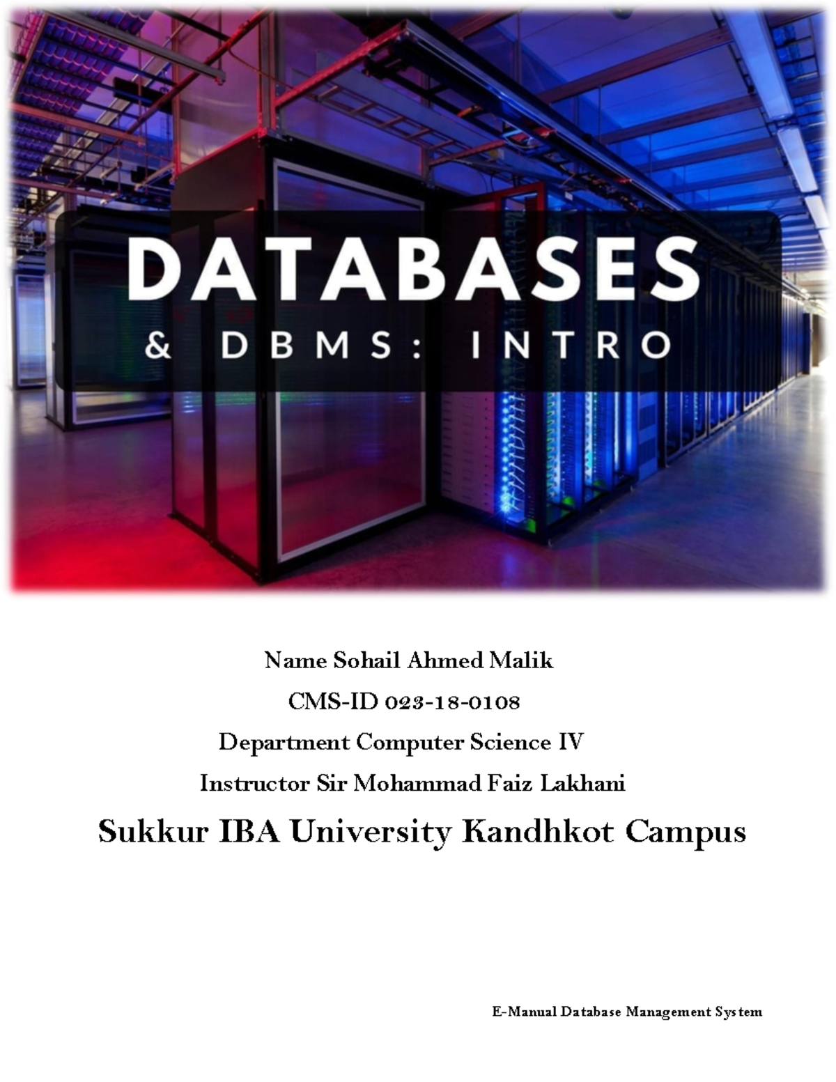 RDBMS 101 - Lecture Notes on Database Management Systems - Studocu