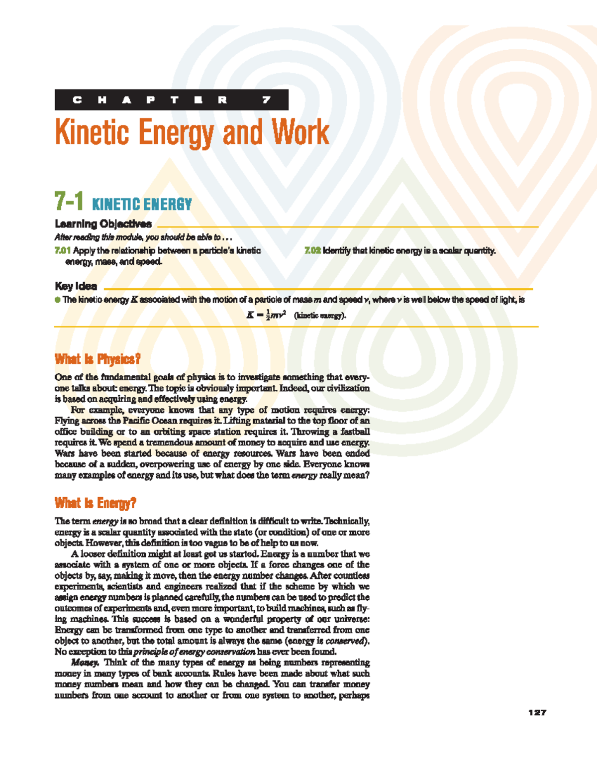 Chapter 7 - Kinetic Energy and Work (Physics 101) - Studocu